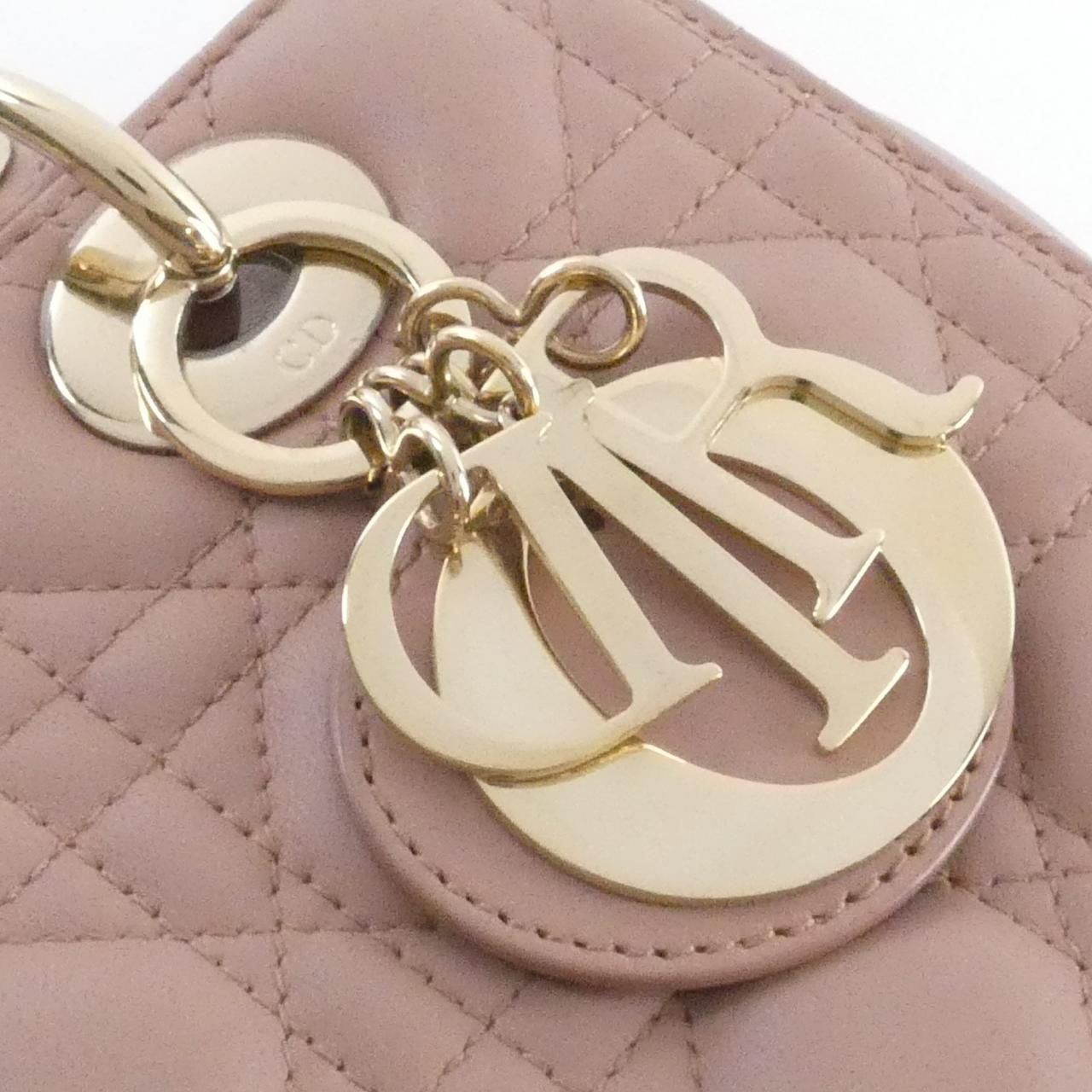 Dior Lady Dior Bag Handbag Beige — view 6