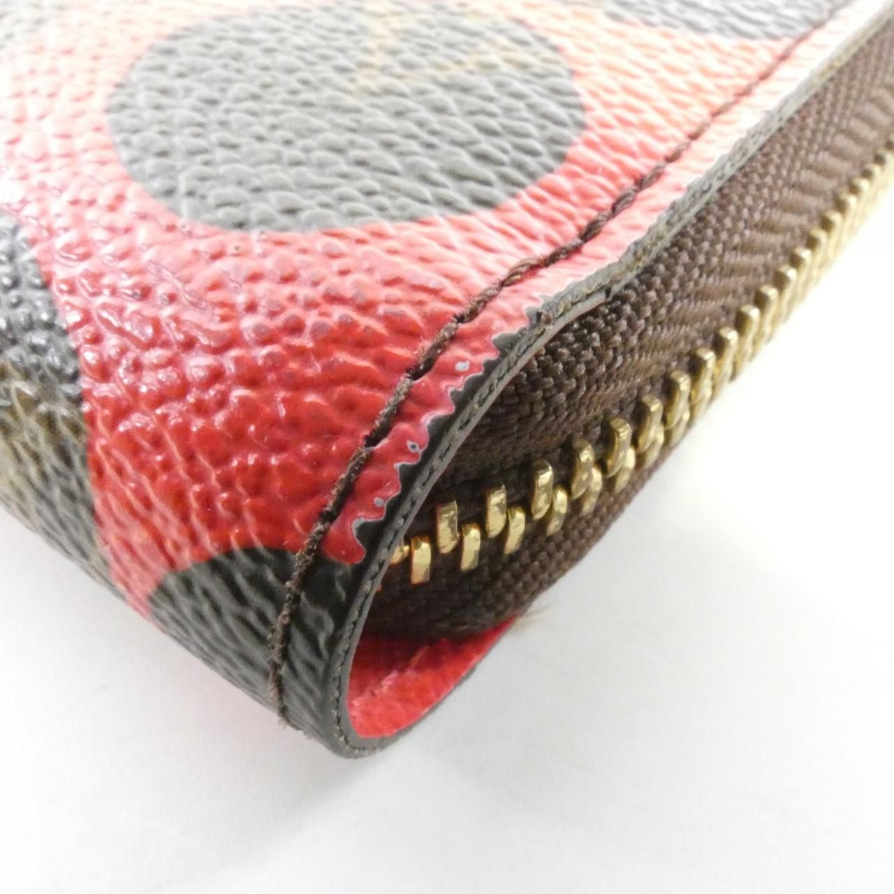 Louis Vuitton Monogram Pumpkin Dot Wallet Yayoi Kusama — view 3