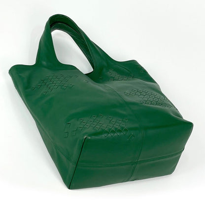 Bottega Veneta Intrecciato Handbag Leather Green — view 2