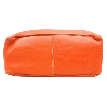 Celine Boogie Hand Tote Bag Leather Log Macadam Vintage Orange — view 3