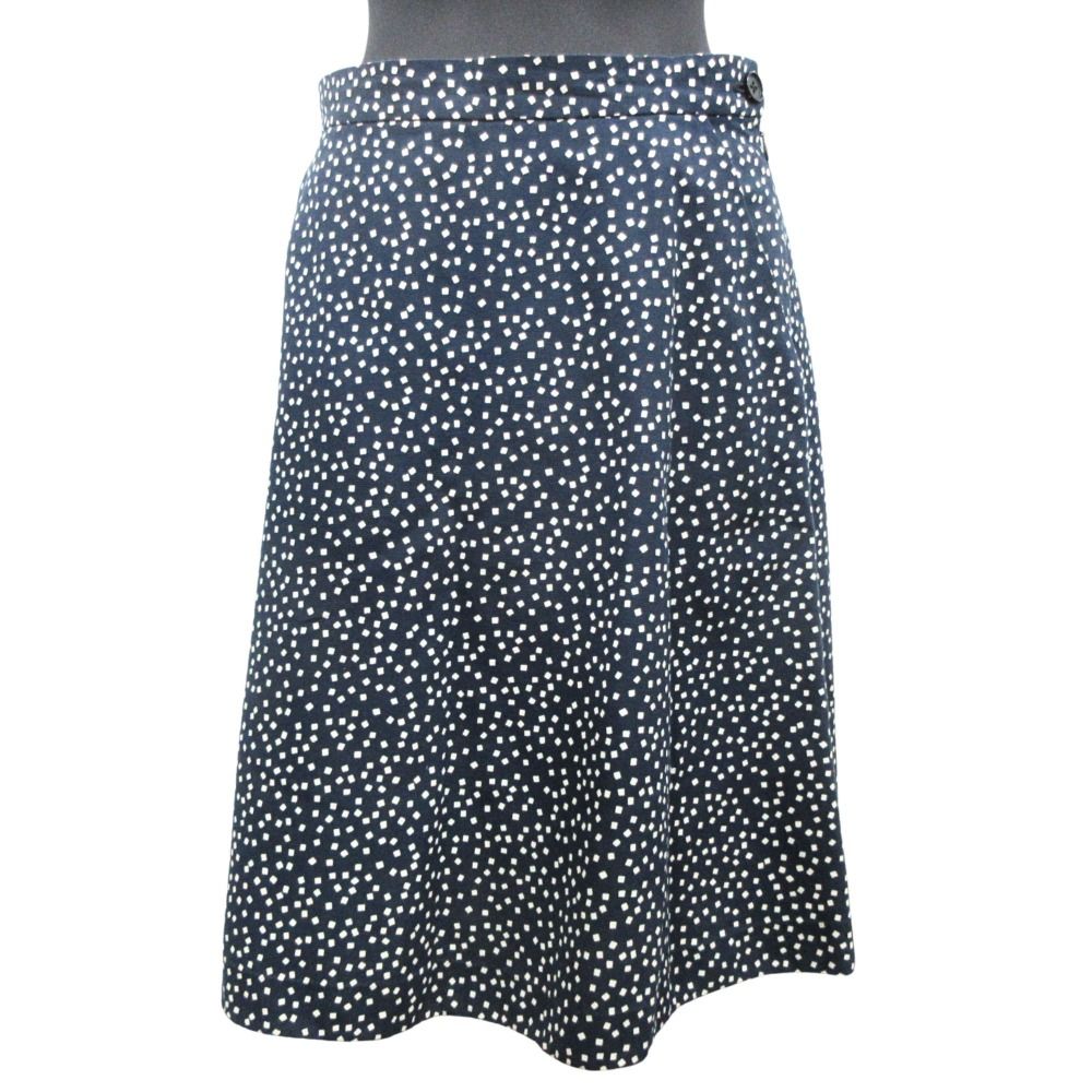 Saint Laurent Jacket & Skirt Set Short Sleeve Vintage M Navy White — view 8