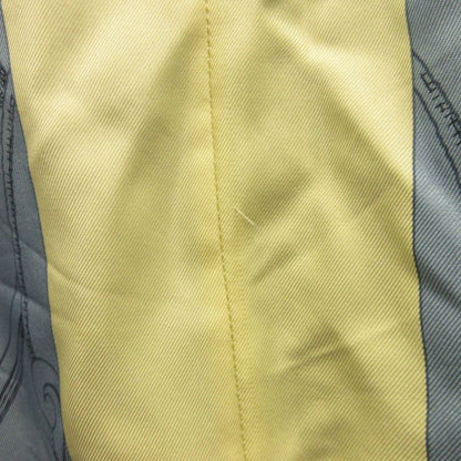 Hermes Silk Dress Top Sleeveless Horse Gear Motif 34 Blue — view 7