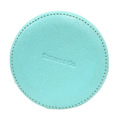 Tiffany & Co Leather Case Box Round Blue Shoulder Bag — view 4