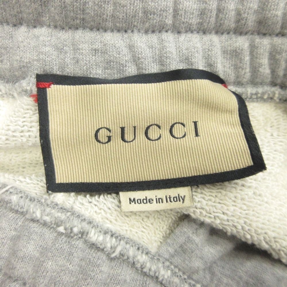 Gucci Firenze Sweat Joggers Pants Logo Embroidery Easy XXS Gray — view 7