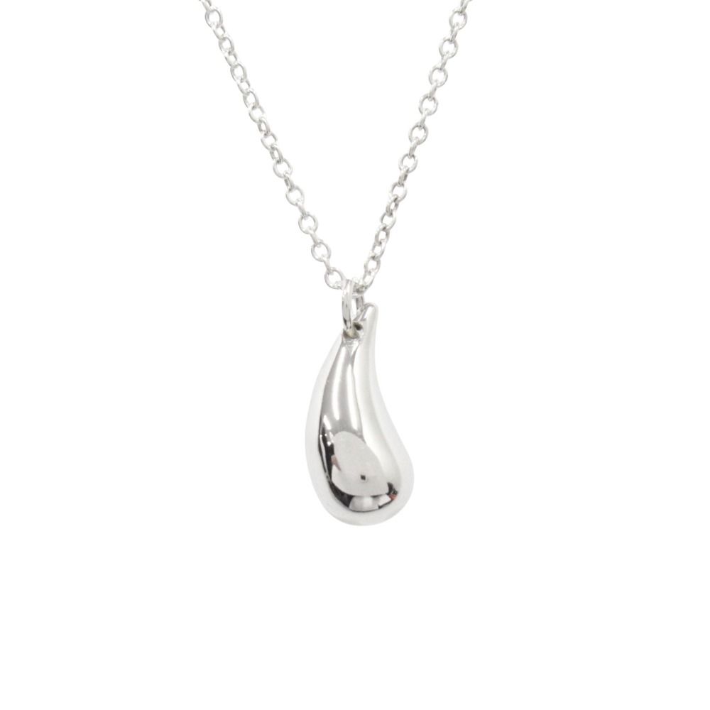 Tiffany & Co Teardrop Necklace Silver