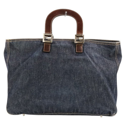 Fendi Vintage Denim Tote Bag 008 Indigo — view 3