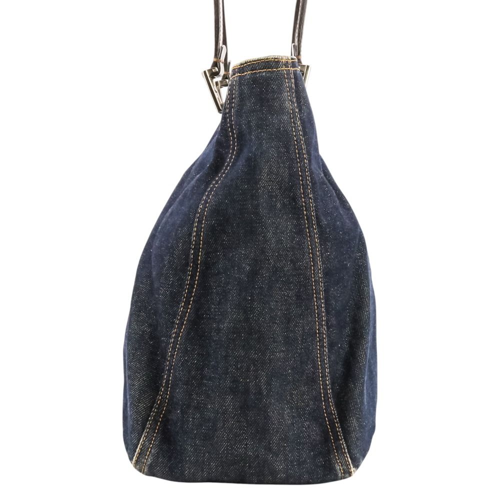 Fendi Vintage Denim Tote Bag 008 Indigo — view 2