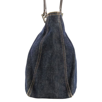 Fendi Vintage Denim Tote Bag 008 Indigo — view 2