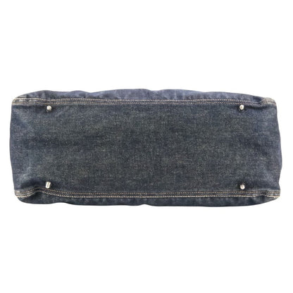 Fendi Vintage Denim Tote Bag 008 Indigo — view 4
