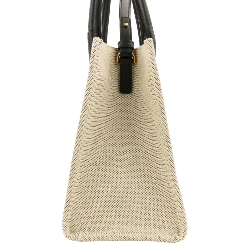 Versace la Medusa Canvas 2-Way Tote Bag Kinari Black — view 3