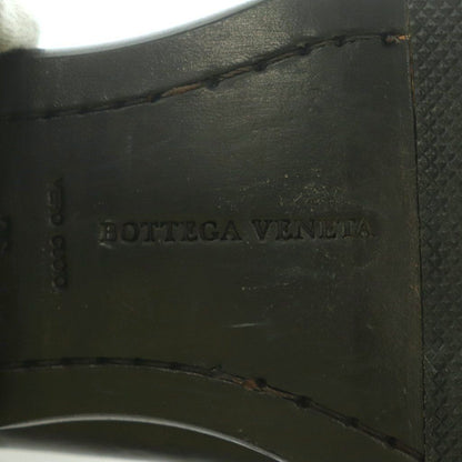 Bottega Veneta Long Boots Square Toe Low Heels Leather One Color Black BB 36 — view 7