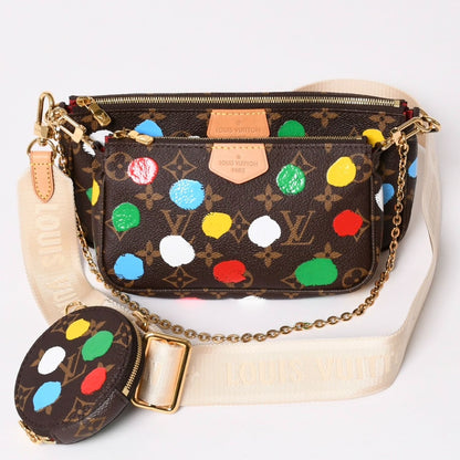 Louis Vuitton Yayoi Kusama Multi Pochette Accessoires Monogram Canvas Multicolor