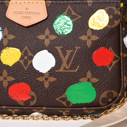Louis Vuitton Yayoi Kusama Multi Pochette Accessoires Monogram Canvas Multicolor — view 8