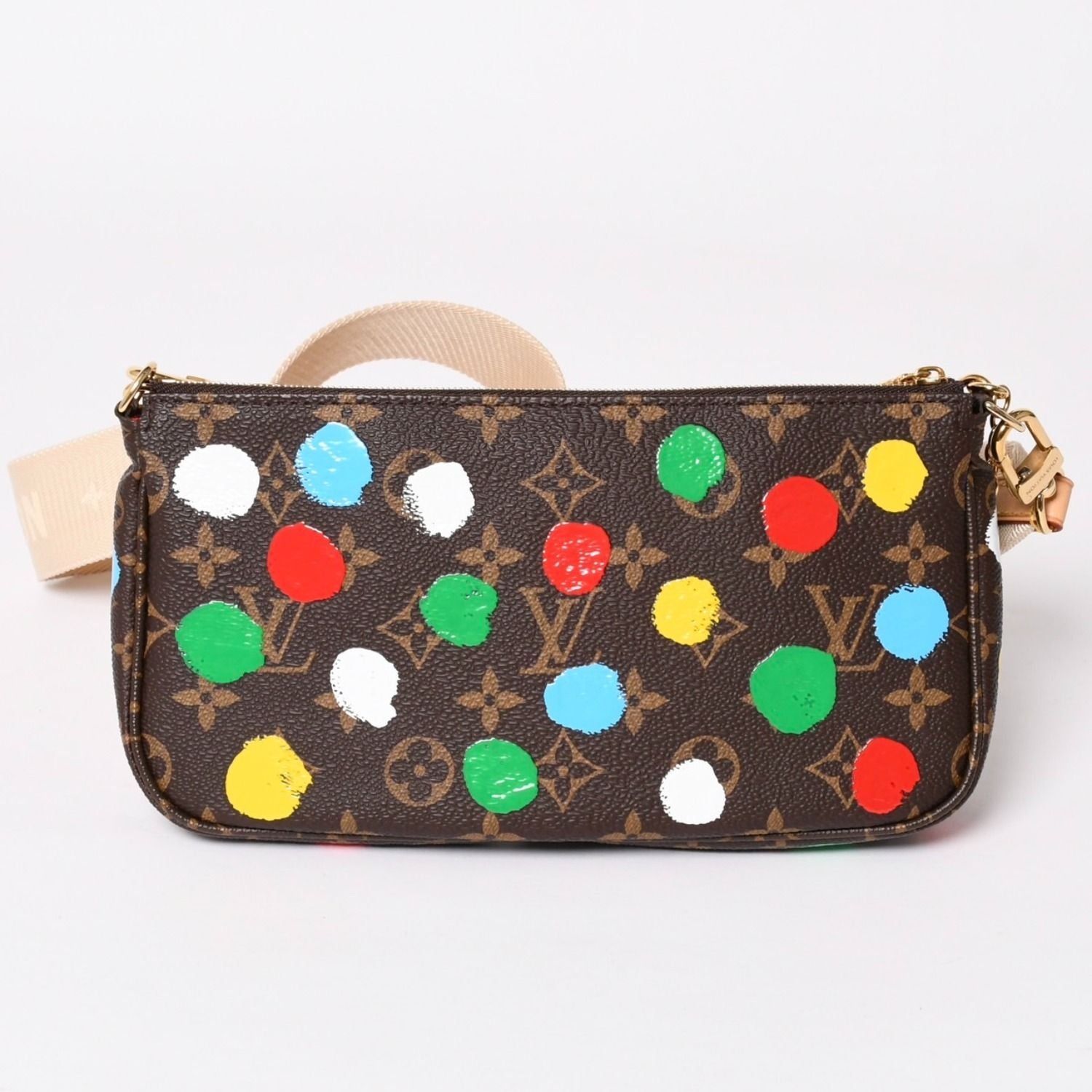 Louis Vuitton Yayoi Kusama Multi Pochette Accessoires Monogram Canvas Multicolor — view 2