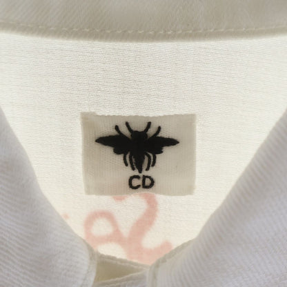 Dior Niki de Saint Phalle Cropped Jacket Ecru de Denim White — view 7