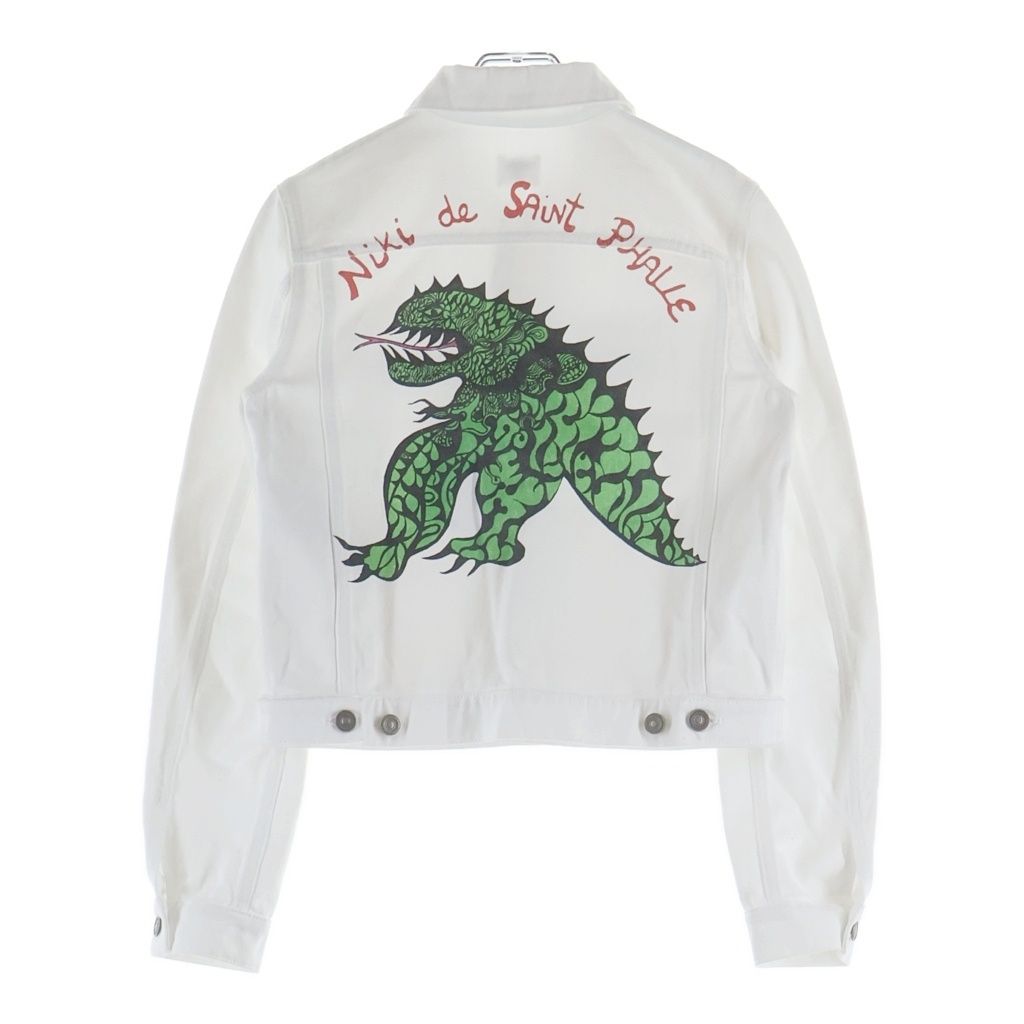 Dior Niki de Saint Phalle Cropped Jacket Ecru de Denim White