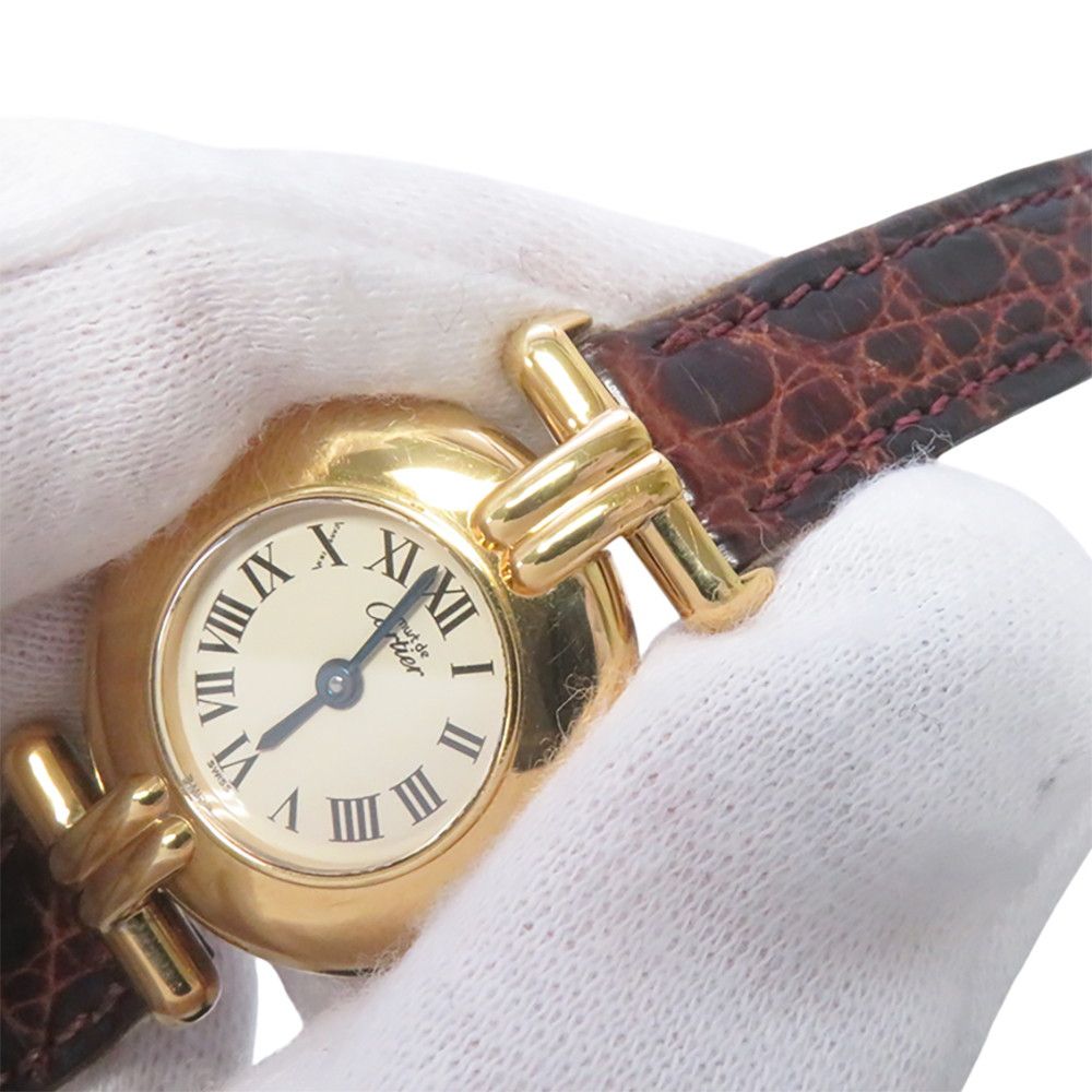 Cartier Must Colize SM Vermeil Watch Ivory Dial — view 6