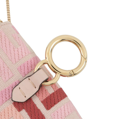Fendi Charm Nano Baguette Canvas Handbag — view 4
