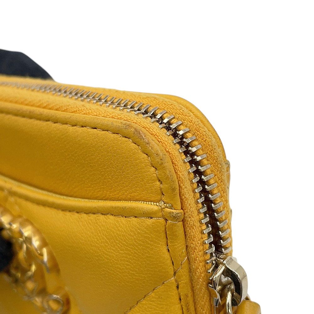 Chanel Coin Case CC Logo 19 Zip Purse Lambskin — view 7