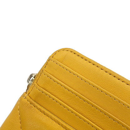 Chanel Coin Case CC Logo 19 Zip Purse Lambskin — view 8