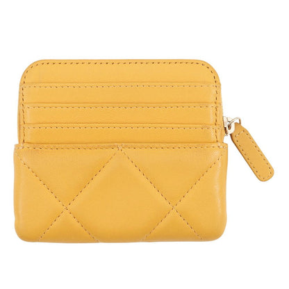 Chanel Coin Case CC Logo 19 Zip Purse Lambskin — view 3