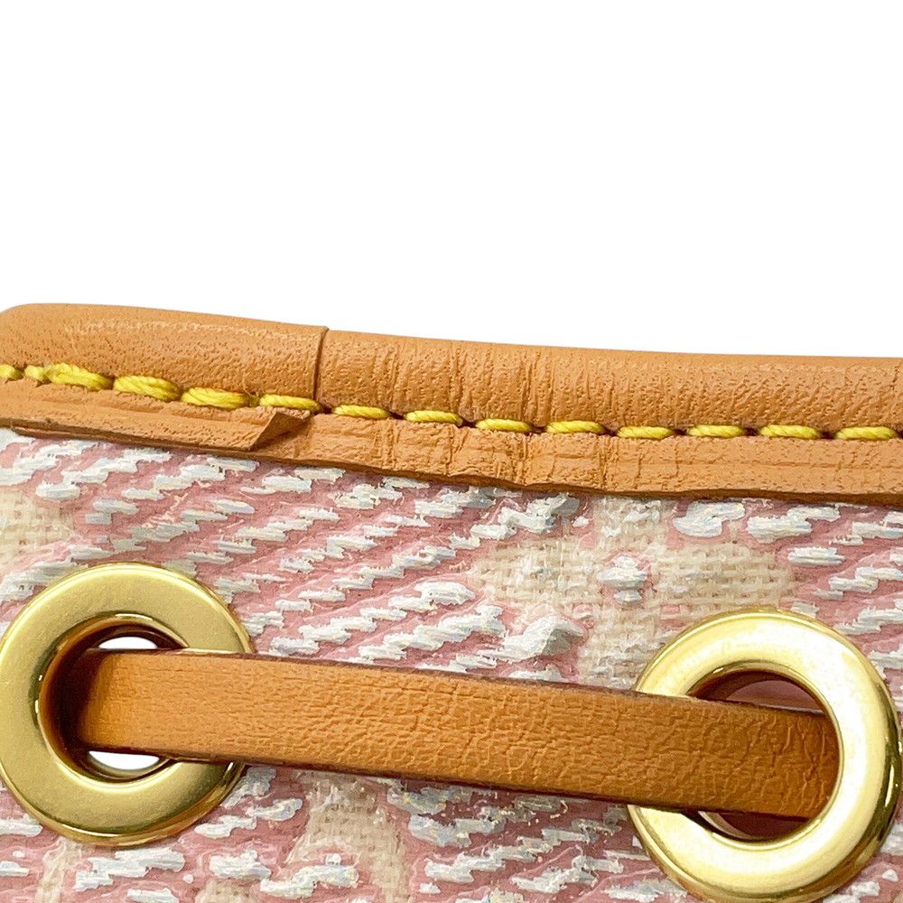 Louis Vuitton Monogram Laminated Jacquard Nano Noe 2-Way Shoulder Bag — view 8