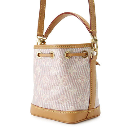 Louis Vuitton Monogram Laminated Jacquard Nano Noe 2-Way Shoulder Bag — view 2