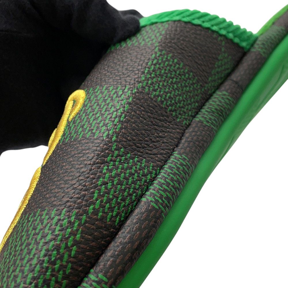 Louis Vuitton Slippers LV Palace Line Mules Damier Pattern Leather Rubber 10 — view 6