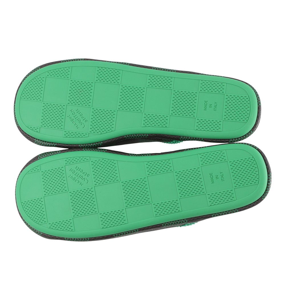 Louis Vuitton Slippers LV Palace Line Mules Damier Pattern Leather Rubber 10 — view 3