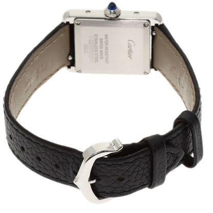 Cartier Must Tank SM Watch SS Leather — view 7