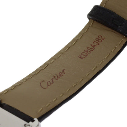Cartier Must Tank SM Watch SS Leather — view 8