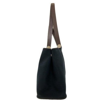 Hermes Kabak Elan Silver Tote Bag Canvas — view 3