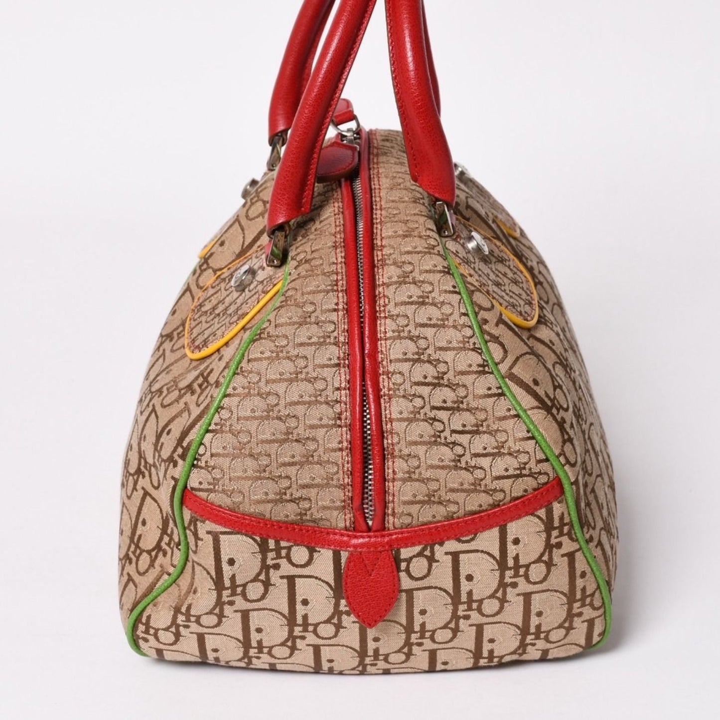 Dior Handbag Rasta Color Beige Trotter Galliano — view 4