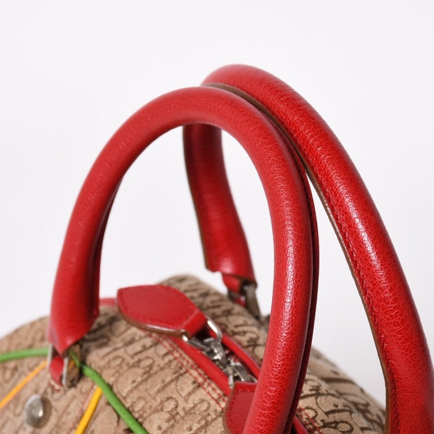 Dior Handbag Rasta Color Beige Trotter Galliano — view 5