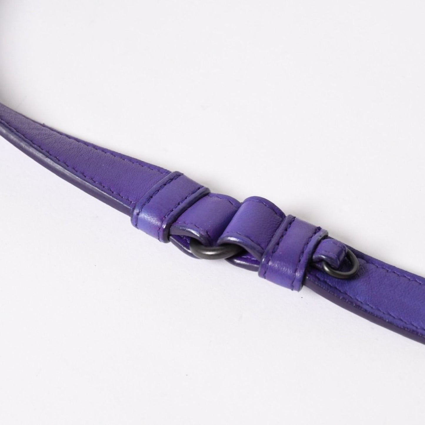 Bottega Veneta Intrecciato Nappa Messenger Shoulder Bag Leather Lambskin Purple — view 7