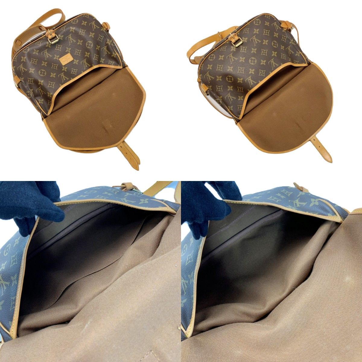 Louis Vuitton Monogram Saumur — view 6