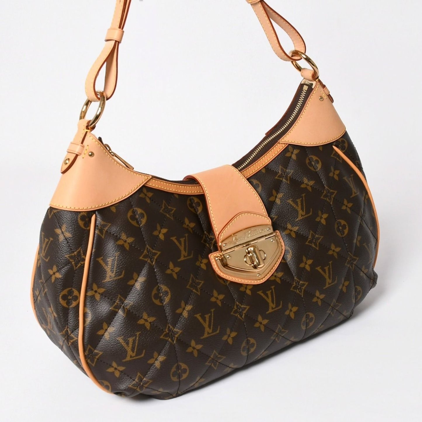 Louis Vuitton Monogram City Bag GM Bag Gold — view 3