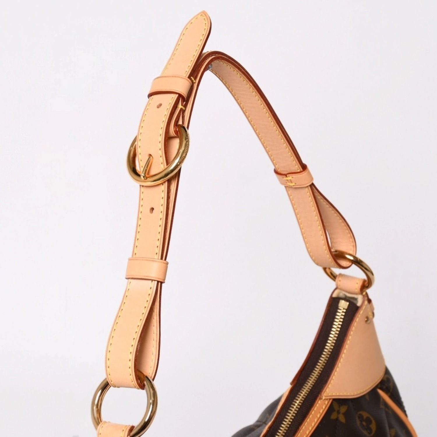 Louis Vuitton Monogram City Bag GM Bag Gold — view 5
