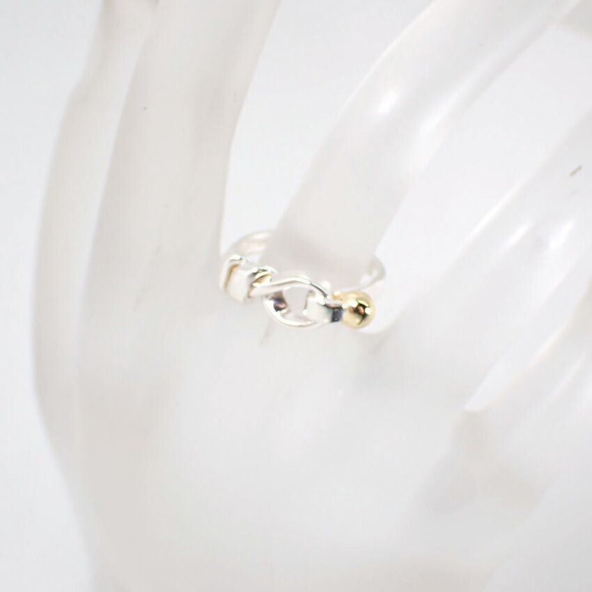 Tiffany & Co 925 750 Hook Eye Ring — view 5