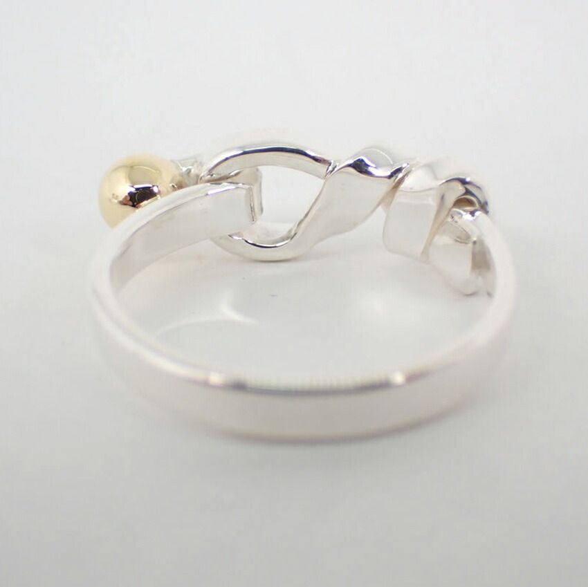 Tiffany & Co 925 750 Hook Eye Ring — view 7