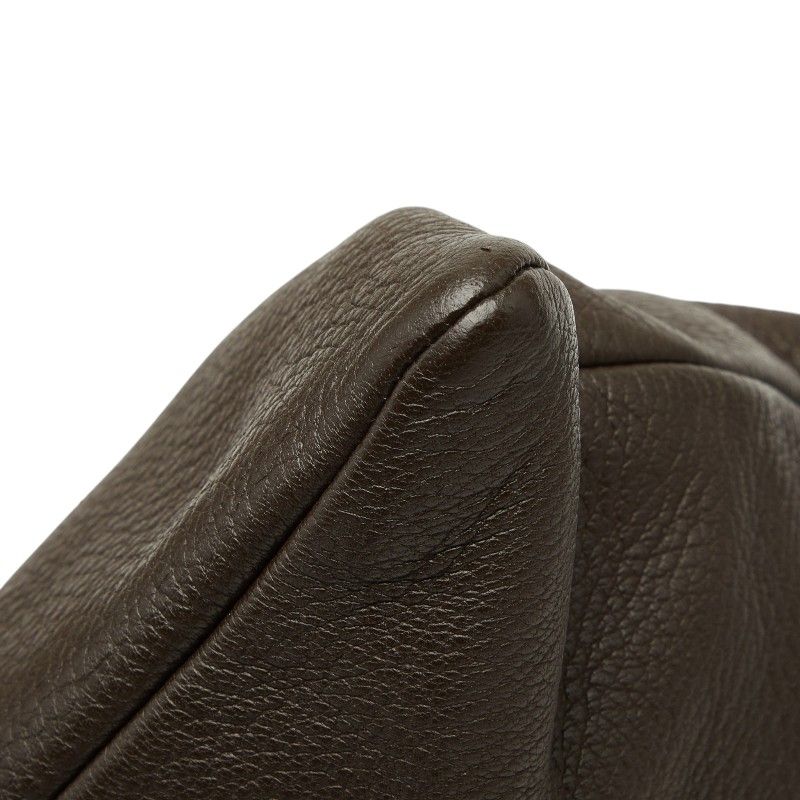 Prada Shoulder Bag Crossbody Dark Brown Leather — view 4