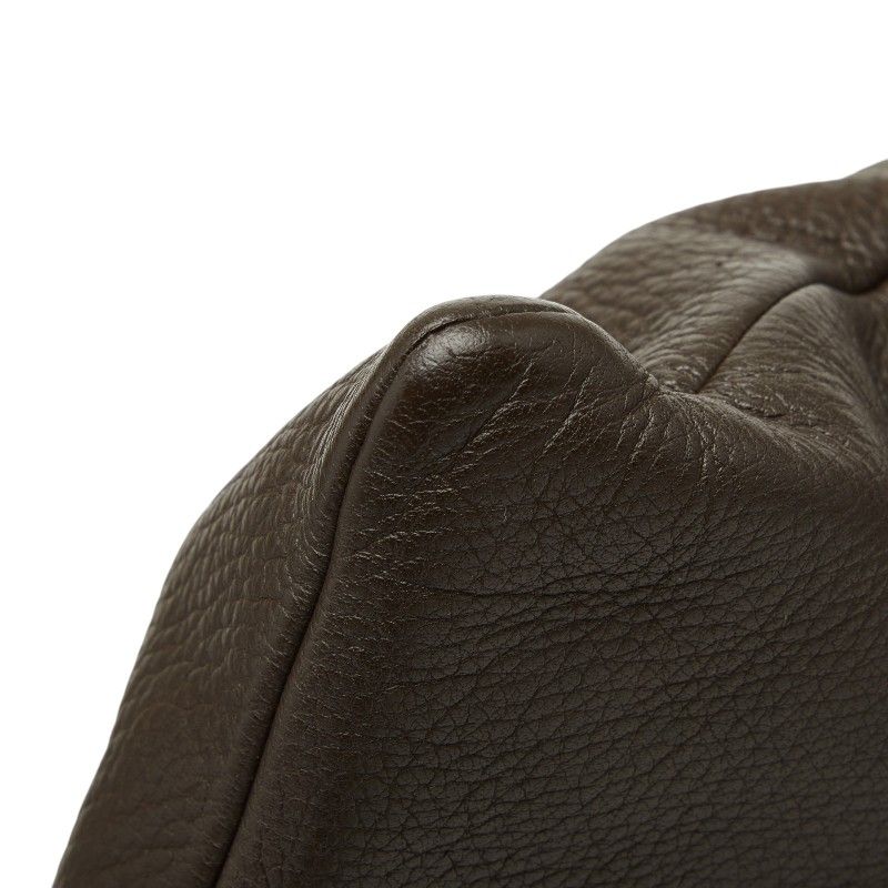 Prada Shoulder Bag Crossbody Dark Brown Leather — view 5