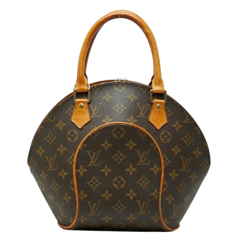 Louis Vuitton Monogram Ellipse PM Handbag Brown Leather