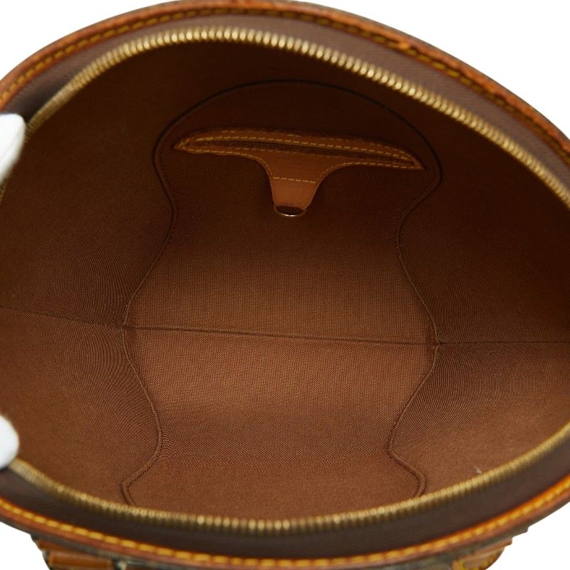 Louis Vuitton Monogram Ellipse PM Handbag Brown Leather — view 7