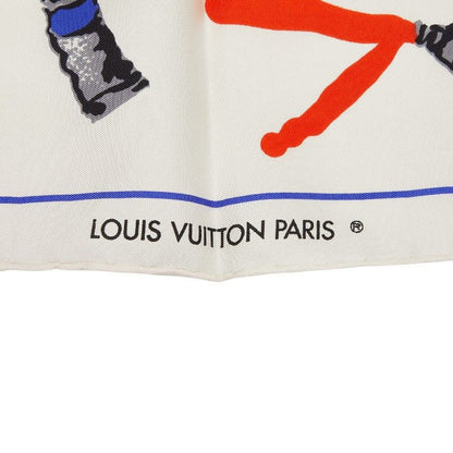 Louis Vuitton Paint Pattern Scarf Large Multicolor Silk — view 2