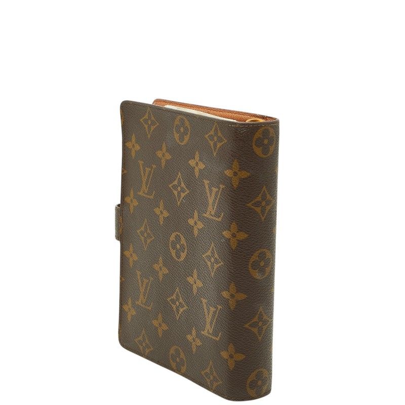 Louis Vuitton Monogram Agenda System Planner Brown Leather — view 2