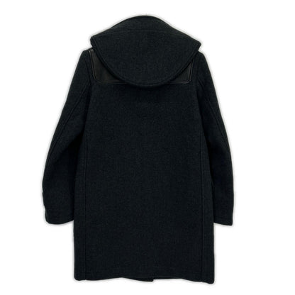 Celine Phoebe Philo Era Charcoal Gray Wool Lambskin Hooded Duffle Coat 34 — view 2
