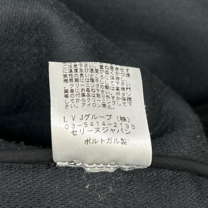 Celine Phoebe Philo Era Charcoal Gray Wool Lambskin Hooded Duffle Coat 34 — view 6