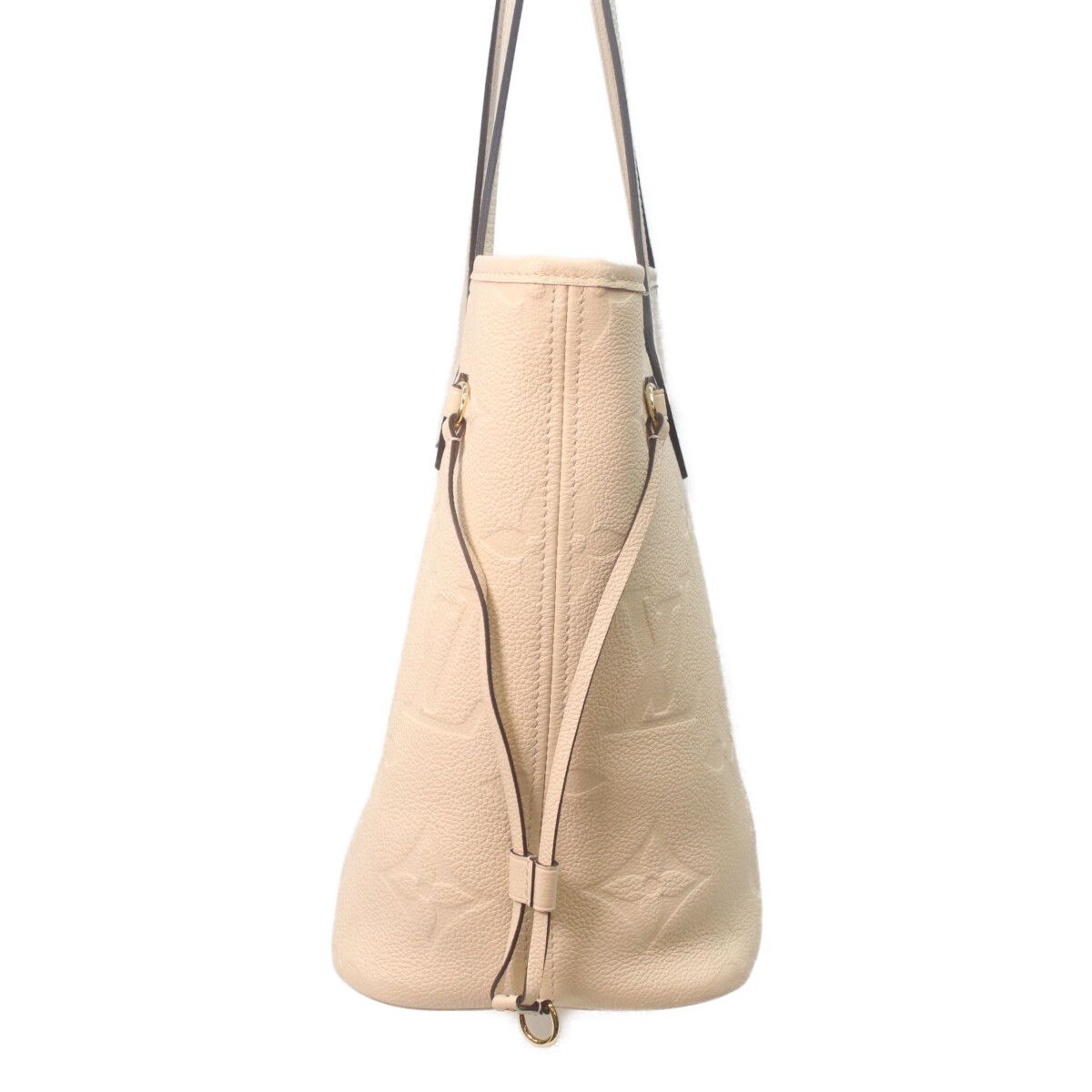 Louis Vuitton Monogram Empreinte Cream Neverfull — view 2