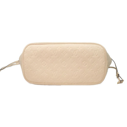 Louis Vuitton Monogram Empreinte Cream Neverfull — view 5